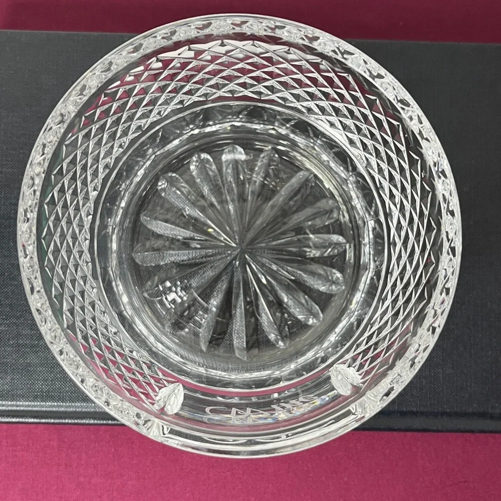 Tipperary Crystal Discontinued Cut Crystal‎ Irish Wine Bottle Holder Ireland